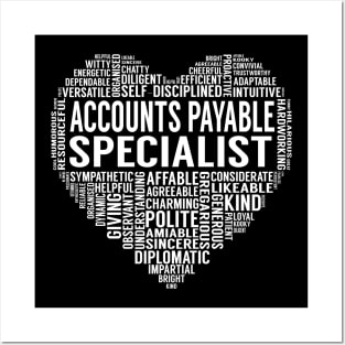 Accounts Payable Specialist Heart Posters and Art